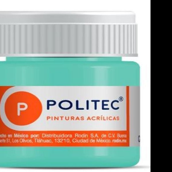 PINTURA ACRILICA POLITEC 30ML. VERDE PALID 333 PZA